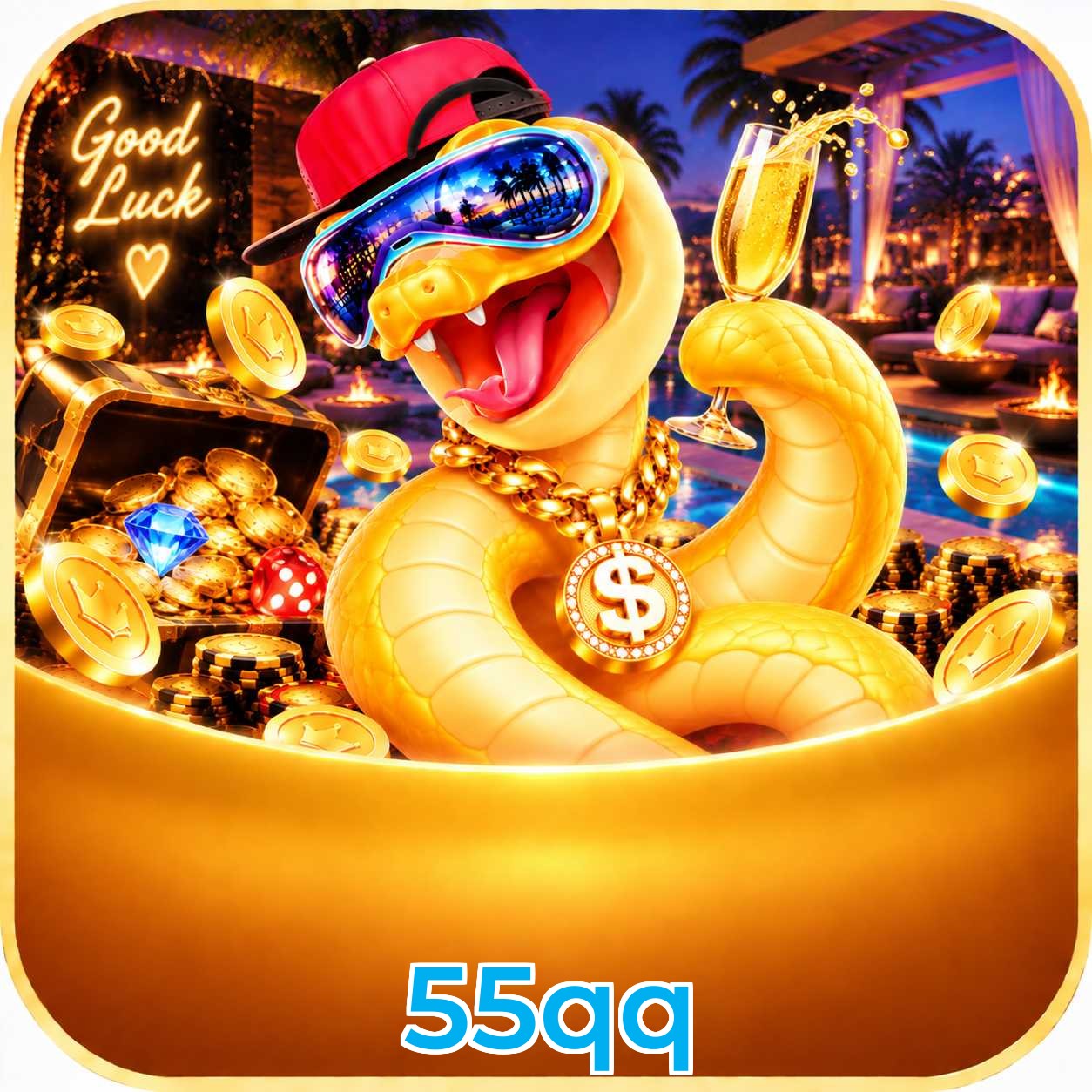 Cassino ao vivo da 55qq com dealers reais e mesas HD